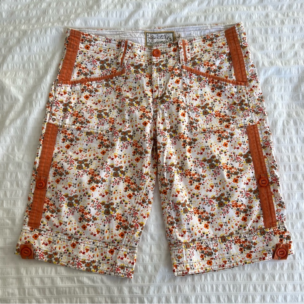 Aventura Floral Organic Cotton Arden Bermuda Shorts, 8